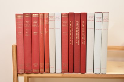 Lot 57 - VICTORIA COUNTY HISTORY OF STAFFORD. Vols 1-11, 14, 17, 20