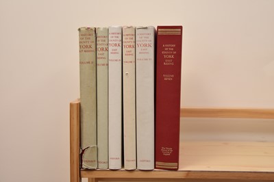 Lot 59 - VICTORIA COUNTY HISTORY OF YORK, EAST RIDING. Vols 2-7
