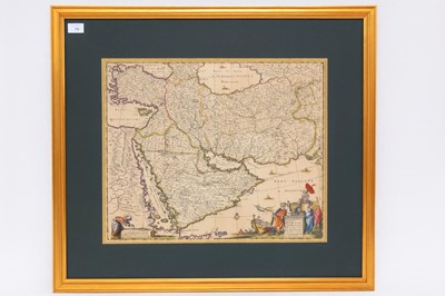 Lot 76 - DE WIT, Frederick. Map of Persia, Armenia, Natolia and Arabia.c.1680.