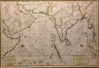 Lot 78 - MORTIER, Pierre, Very Large map. Carte Particuliere d'une partie d'Asie.