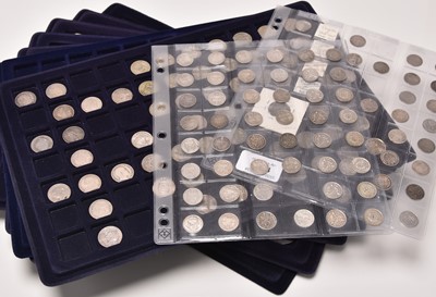 Lot 190 - A collection of U.K. silver and cupro-nickel coinage