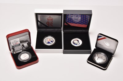 Lot 212 - Four commemorative silver coins