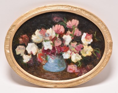 Lot 171 - Albert Abram Gittleson (act.1911-1944) Still Life of Flowers in vase (3)