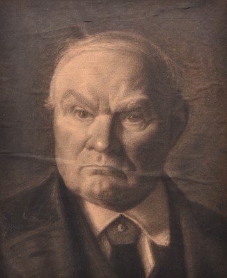 Lot 36 - Sir Hubert Von Herkomer (1849-1914) Portrait of a Man