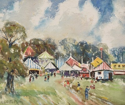 Lot 110 - Albert Abram Gittleson (act.1911-1944) Collection of watercolours lanscapes (qtty)