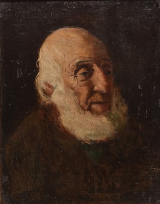Lot 45 - Albert Abram Gittleson (act.1911-1944) Portrait of an Old Man