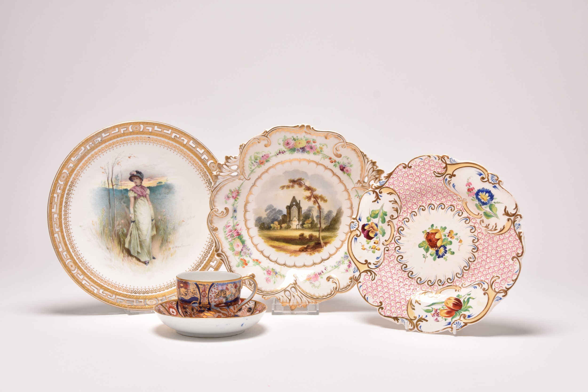 Nelson Pattern Lot 78 - Coalport 'Nelson' pattern teacup & saucer,