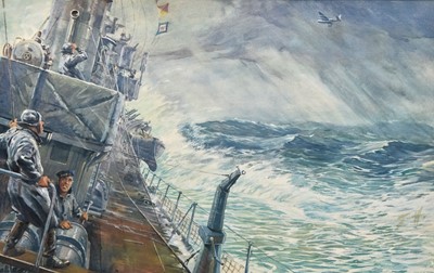 Lot 117 - After Charles Johnson Payne, aka Snaffles (1884-1967) West of Gib and North Across the Bay and another (2)