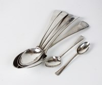 Lot 4 - A pair of Old English pattern silver...