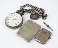 Lot 77 - A Gentleman's 19th century silver open face...