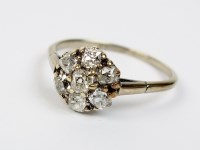 Lot 97 - An early 20th century seven stone diamond...