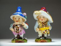 Lot 131 - Two Samson 'Derby' House Mansion Dwarves, late...