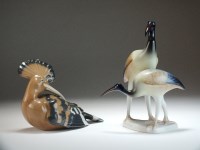 Lot 135 - A Royal Copenhagen model of a Hoopoe bird,...