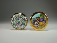 Lot 144 - A Moorcroft Enamels paperweight decorated with...