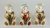 Lot 149 - Two Royal Crown Derby Regal Goldie Bears, each...