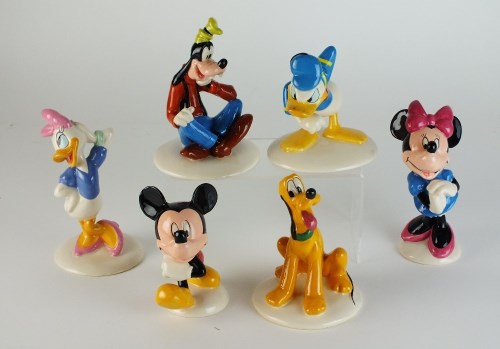 Lot 151 - Six Royal Doulton Mickey Mouse Collection...