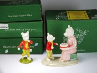 Lot 154 - Six Royal Doulton/John Beswick Rupert the Bear...