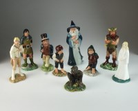 Lot 159 - A part set of nine Royal Doulton Lord of the...