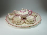 Lot 165 - A Second Period Belleek cabaret service with...