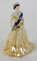 Lot 170 - A Royal Worcester figure of HM Queen Elizabeth...