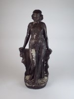 Lot 212 - A 20th century painted composite figure of a...