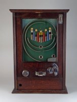 Lot 230 - An early 20th century oak cased wall mounted...