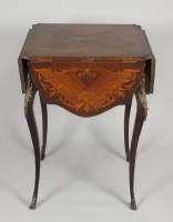 Lot 278 - A late 19th century Louis XV style kingwood...