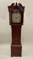 Lot 295 - An early 19th century oak crossbanded mahogany...