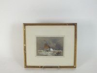 Lot 326 - Thomas Bush Hardy (1842-1897) Fishing boat in...