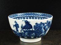 Lot 3 - A Caughley waste or breakfast bowl, circa 1780,...