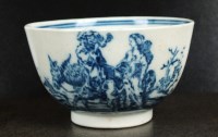 Lot 21 - A Caughley tea bowl, circa 1780,...