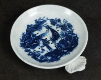 Lot 74 - A Caughley egg drainer, circa 1785-90,...