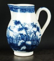 Lot 86 - A Caughley large sparrow beak jug, circa 1785,...