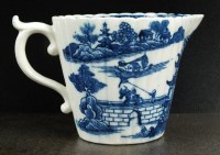 Lot 94 - A Caughley milk jug, circa 1785, transfer...