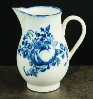Lot 95 - A Caughley sparrow beak jug, circa 1780,...