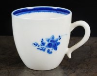 Lot 132 - A Caughley coffee cup, circa 1785-95, of plain...