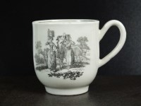 Lot 140 - A Worcester coffee cup, circa 1760,...