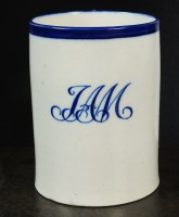 Lot 167 - An Isleworth porcelain mug, circa 1770-75, of...