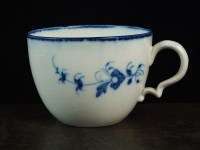Lot 226 - A Caughley teacup, circa 1790, painted in...