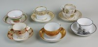 Lot 247 - A Caughley porcelain trio, comprising teabowl,...