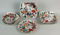 Lot 264 - An English part dessert service, circa...