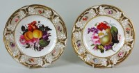 Lot 268 - A pair of Coalport dessert plates, circa...