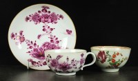 Lot 277 - A Meissen cup and saucer, 18th century,...