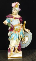 Lot 279 - A Meissen porcelain figure of a Roman style...
