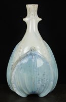 Lot 286 - A pale blue Sevres crystalline vase, dated...