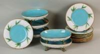 Lot 297 - A majolica dessert service, George Jones,...