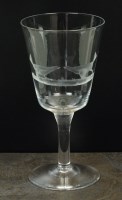 Lot 310 - A late 19th/early 20th century glass goblet,...