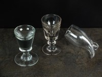 Lot 313 - Victorian glassware to include a stirrup cup...