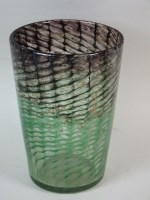Lot 326 - A Monart glass vase, circa 1930s, the body...