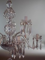 Lot 330 - A 20th century cut glass and crystal nine...